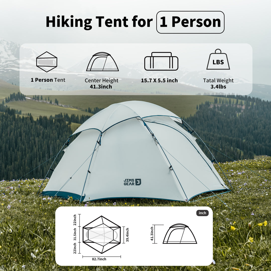 Naturehike PATHWAY Ultralight 4-Season 15D Backpacking Tent