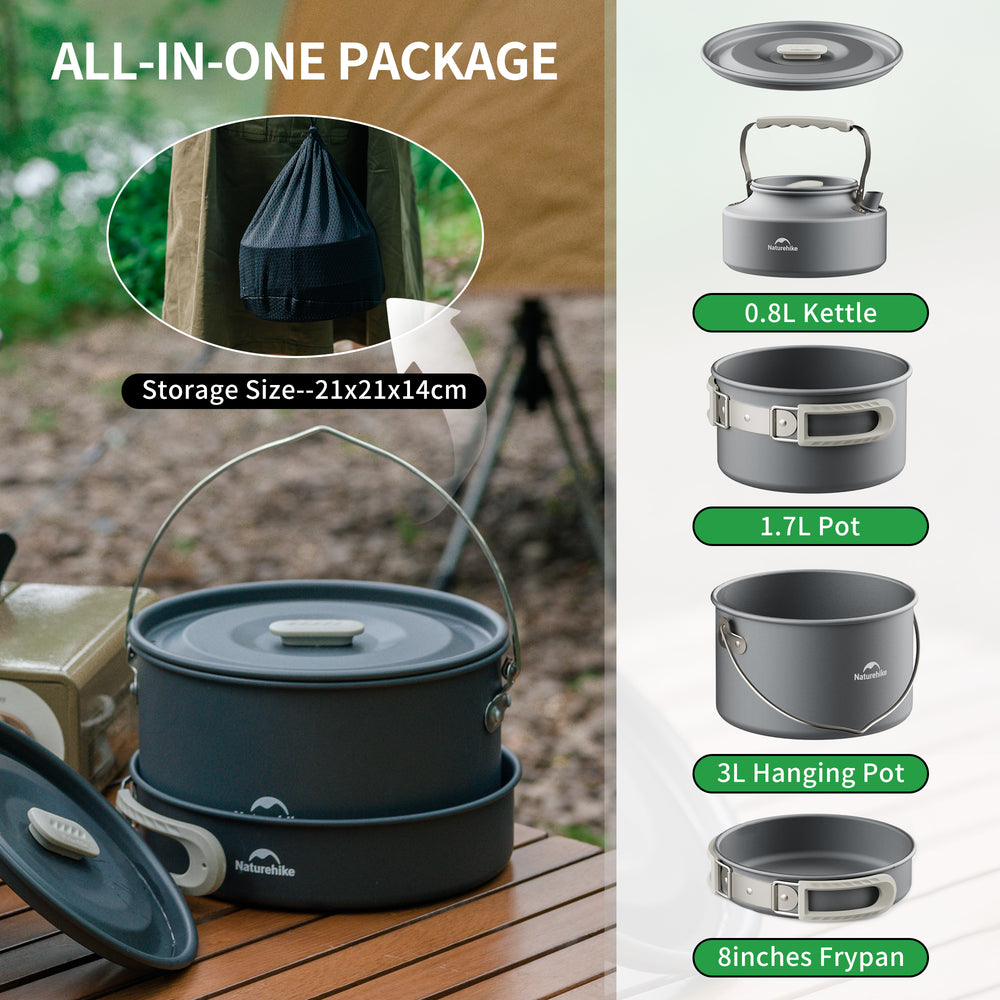 Wild Trekking Aluminum Alloy Pot