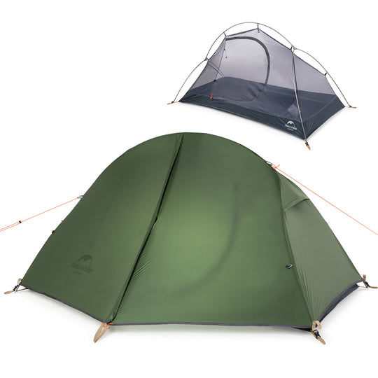 1 Person  Cycling  Backpack Green Tent