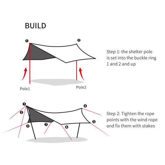 Naturehike Shark Hexagonal Camping Canopy