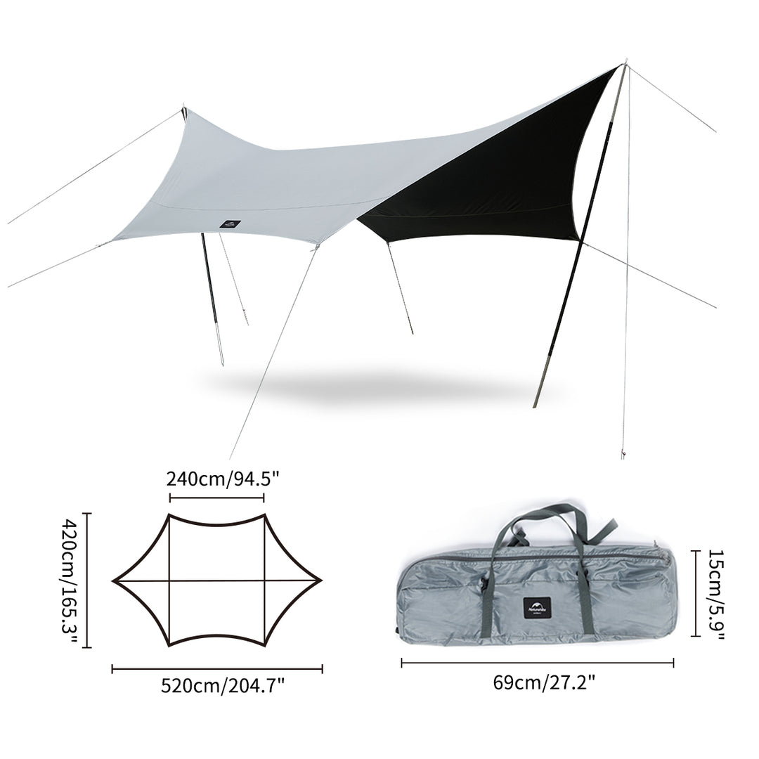 Naturehike Shark Hexagonal Camping Canopy