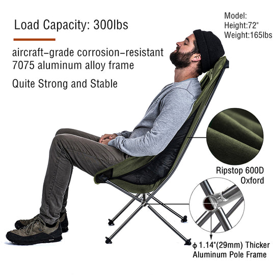 YL06 Oversized Lightweight Camping Chair