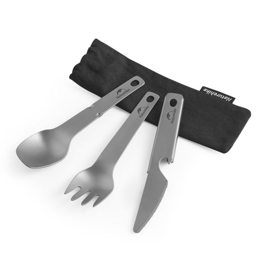 Natuehike Titanium knife, fork and spoon set