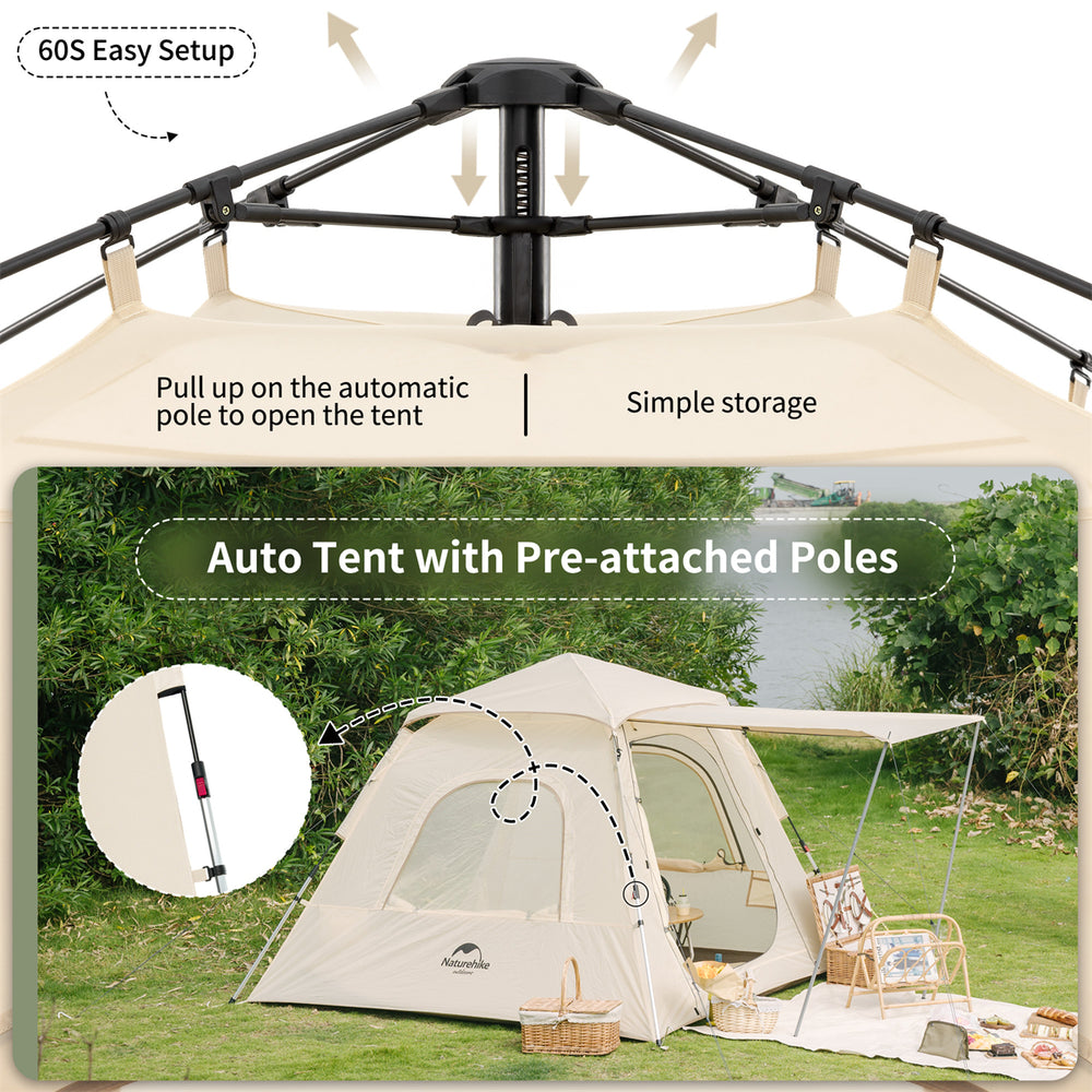 Ango 3 Automatic family camping Tent