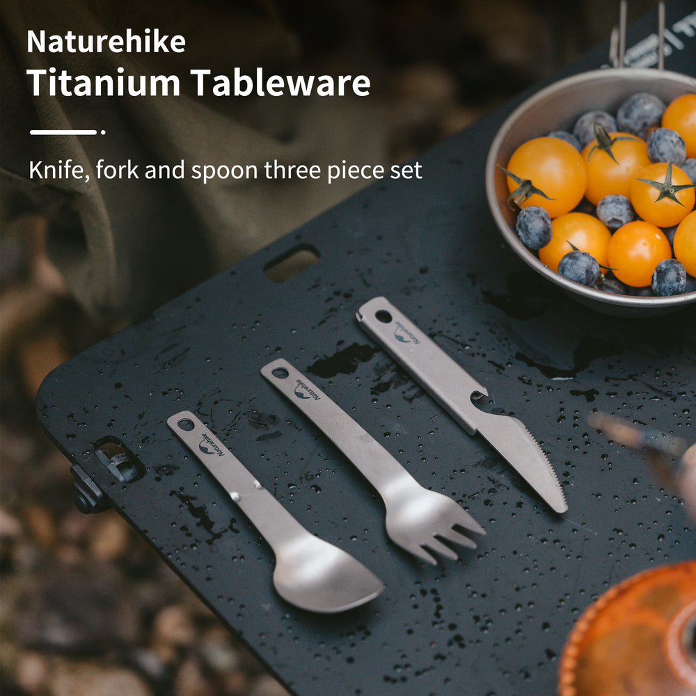 Natuehike Titanium knife, fork and spoon set