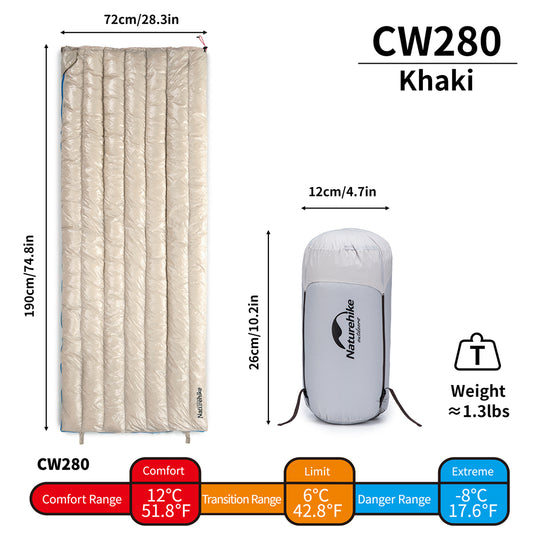 CW280 Ultralight Sleeping Bag