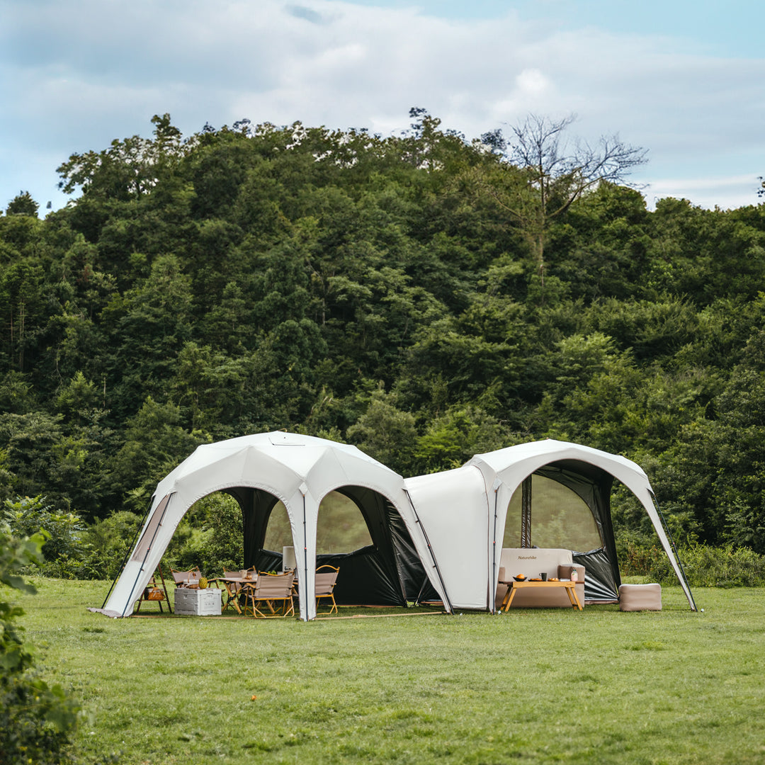 Cloud Boundar Self-supporting and Fast-opening Hexagonal Canopy