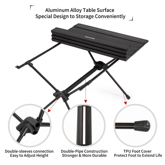 FT11 Removable Aluminum Table