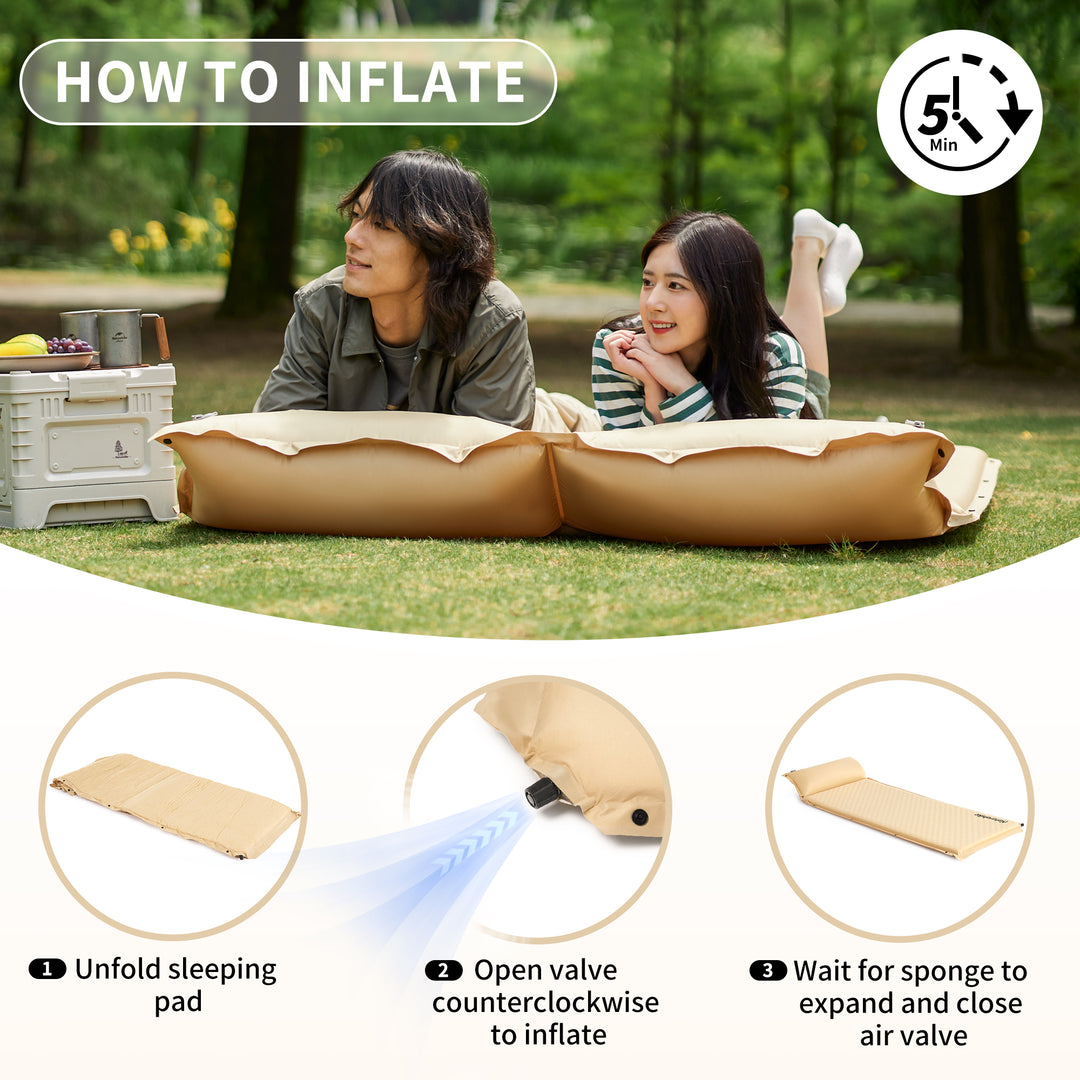 D01 Automatic Inflatable Cushion With Pillow