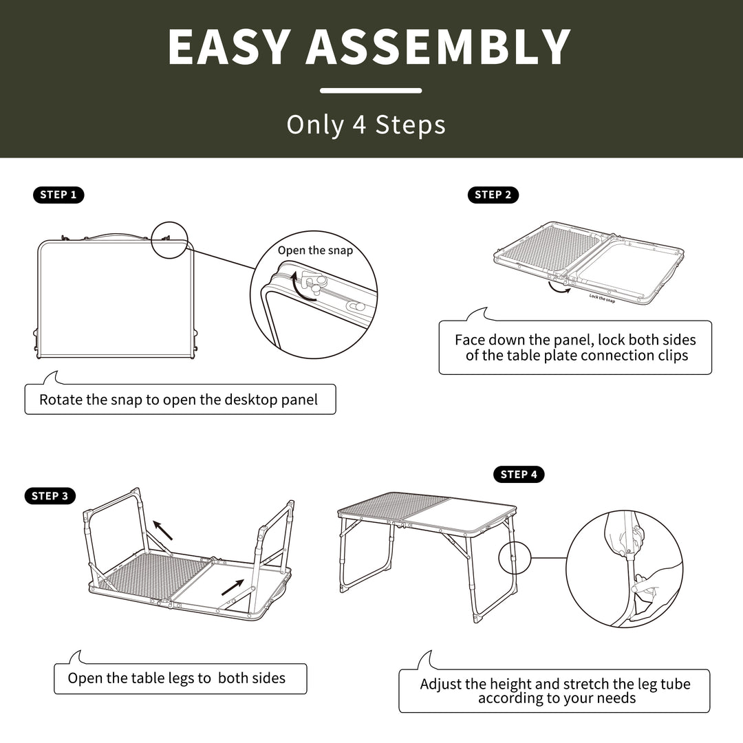 MDF Folding Mini Table