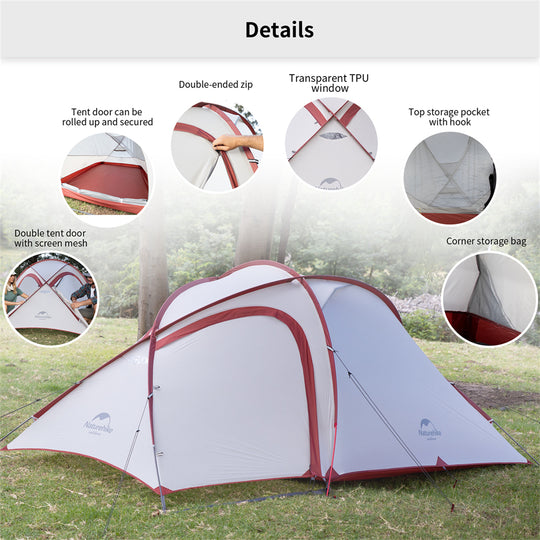 Hiby One Bedroom One Living Room Camping Tent