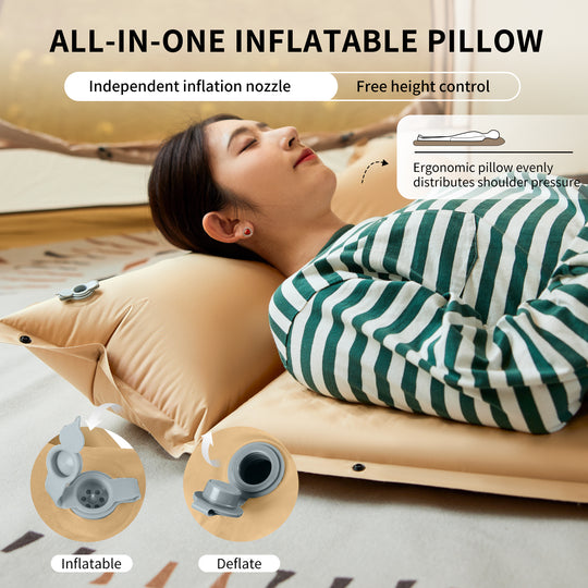 D01 Automatic Inflatable Cushion With Pillow