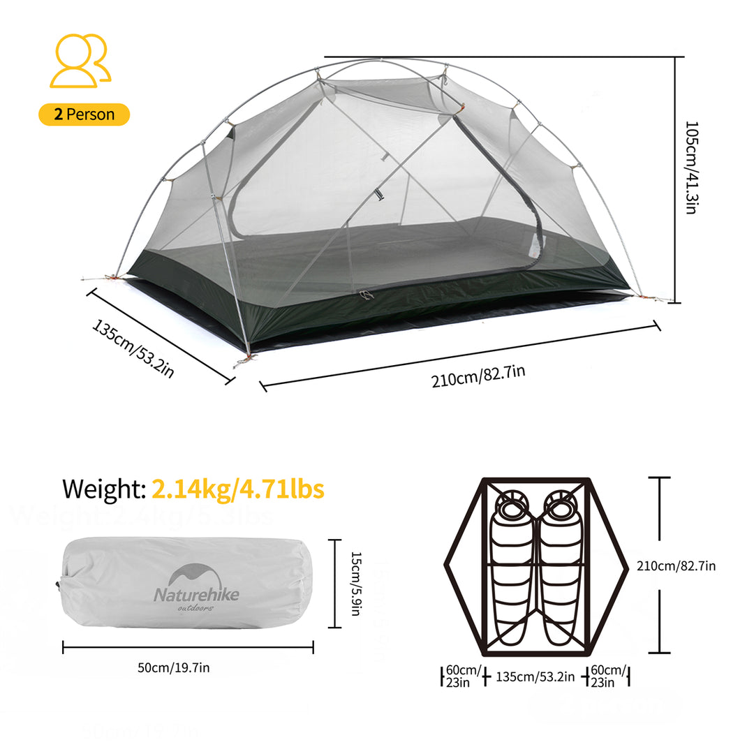 Mongar 2 People Camping Tent