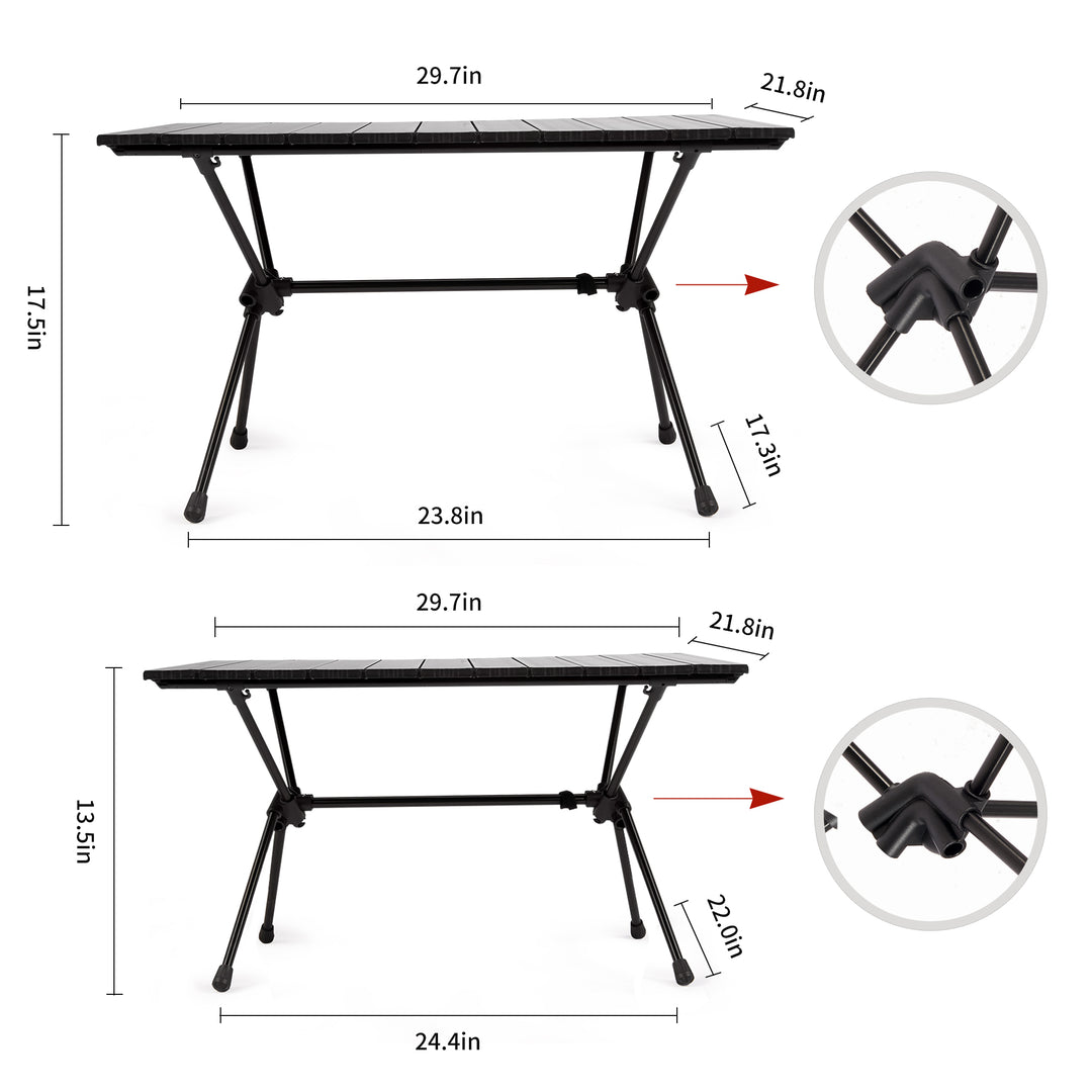 FT11 Removable Aluminum Table