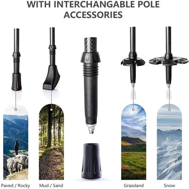 Carbon Fiber Trekking Poles