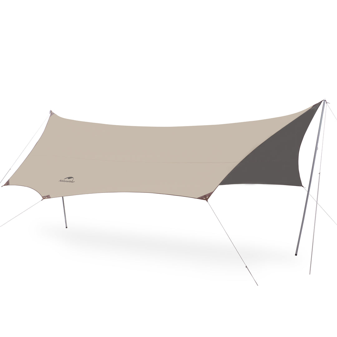 Cloudy Titanium Vinyl Outdoor Camping Canopy