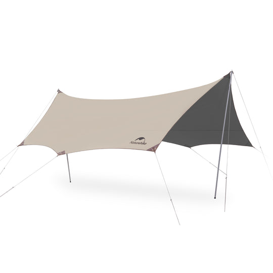 Cloudy Titanium Vinyl Outdoor Camping Canopy